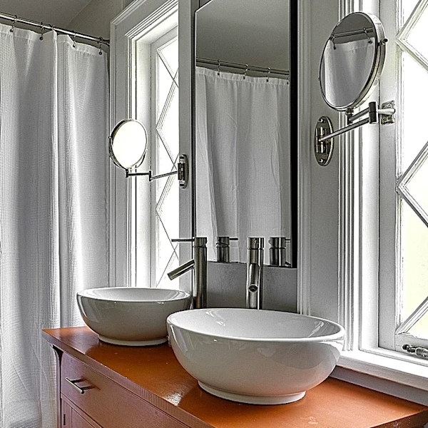 Skip Traditional Shower Curtains And Try This Window-Inspired Alternative Instead