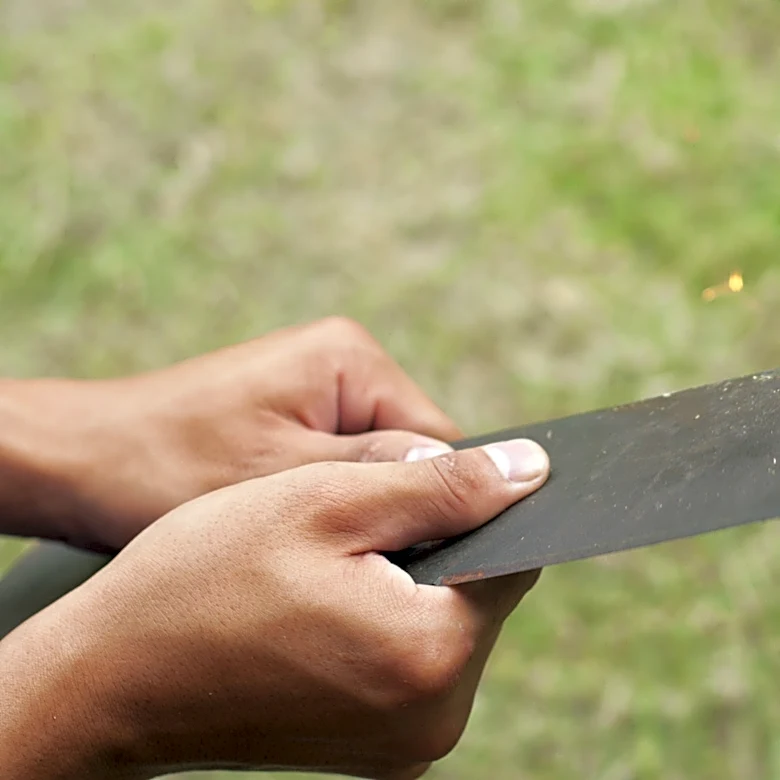 Do You Sharpen Both Sides Of Lawn Mower Blades?