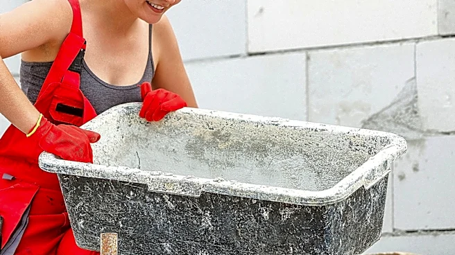 Gardener Builds Epic Garden Stepping Stones Entirely From Concrete And Serving Trays