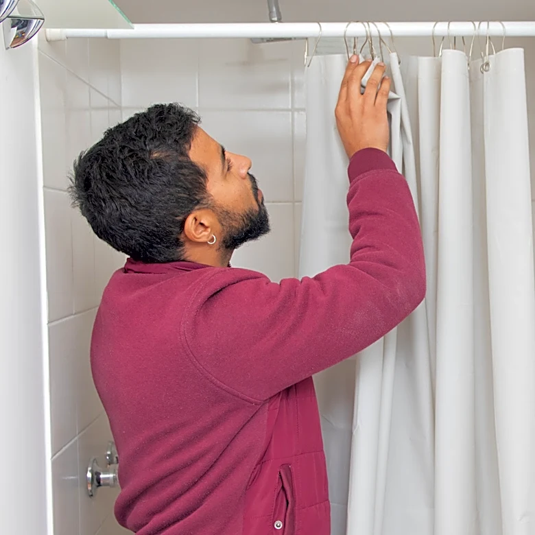 Replace A Plain Bathtub Curtain: The DIY That Adds Character