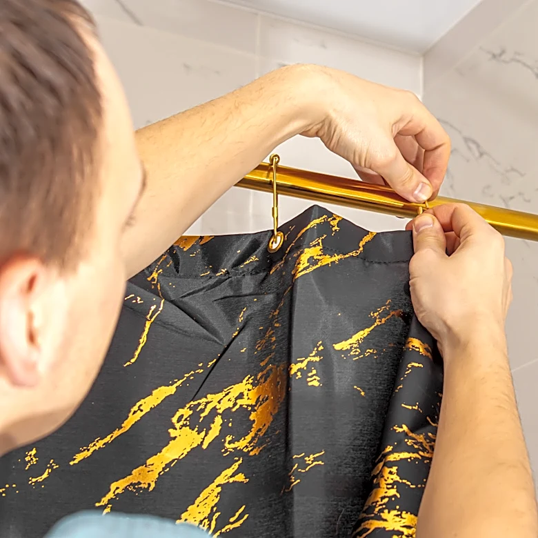 Bye, Basic Bathtub Curtain: The Stylish Alternative At Home Depot That's Easier To Clean