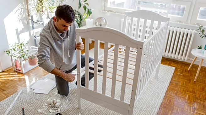 Man Turns Old Wood Crib Into A Stylish Swinging Patio Bench With An Impressive DIY