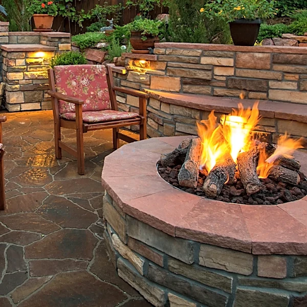 Man Builds An Impressive Fire Pit With Stunning Stone: 'Good Work!'