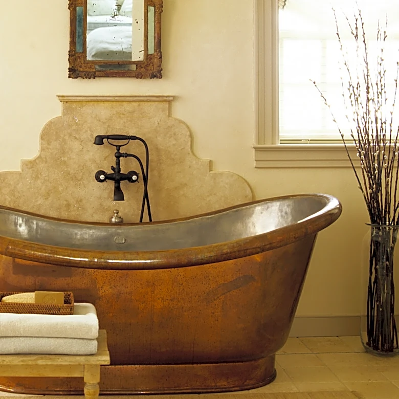 Skip The Pricey New Bathtub: Give Your Old One An Affordable, Old-World Inspired Upgrade