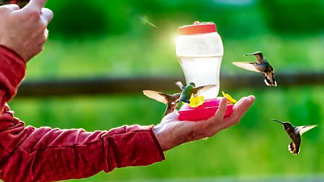 Say Goodbye To Traditional Bird Baths: DIY Your Own With A Hummingbird Feeder