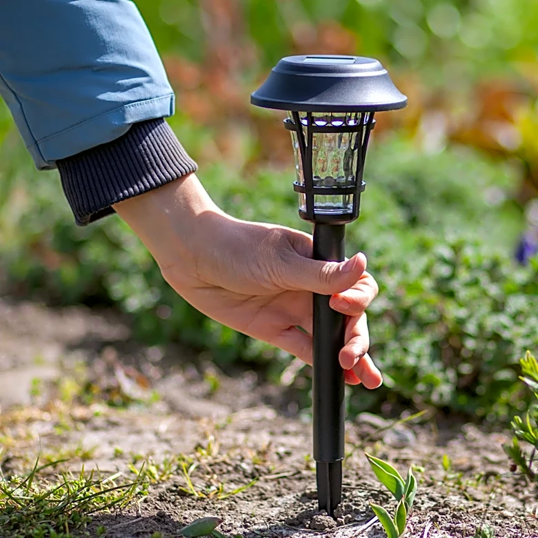 Help Your Solar-Powered Dollar Tree Garden Lights Stand Taller With An Affordable Hack