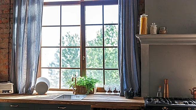 Forget Traditional Kitchen Window Treatments: The Rustic Alternative That Brings A Cozy Vibe