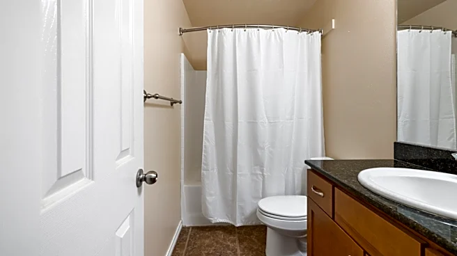 Forget White: Use This Shower Curtain Color Theme To Make A Small Bathroom Look Bigger