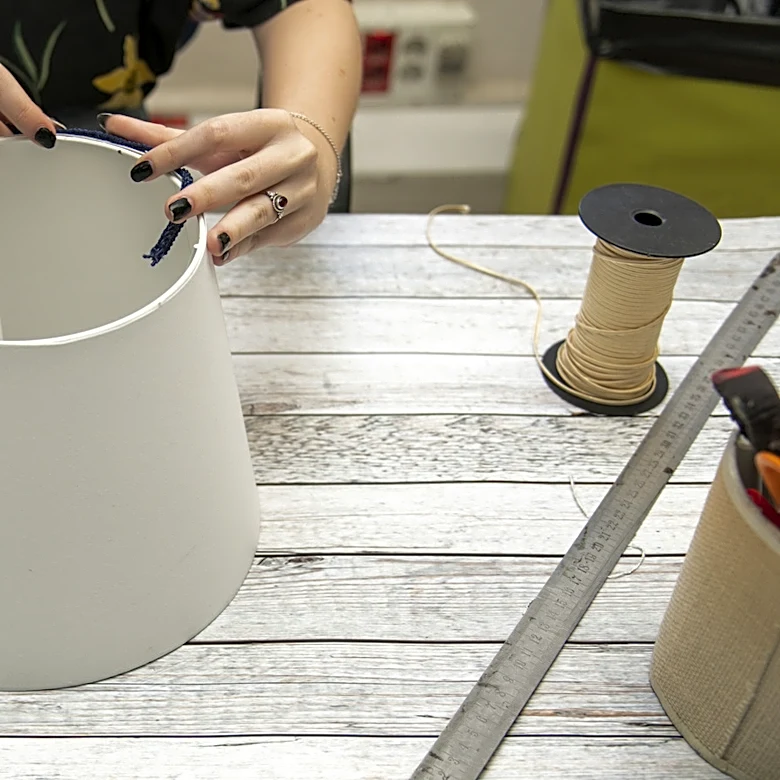 Craft A Stunning Entryway Statement Piece Using Dollar Tree Items And A Lampshade
