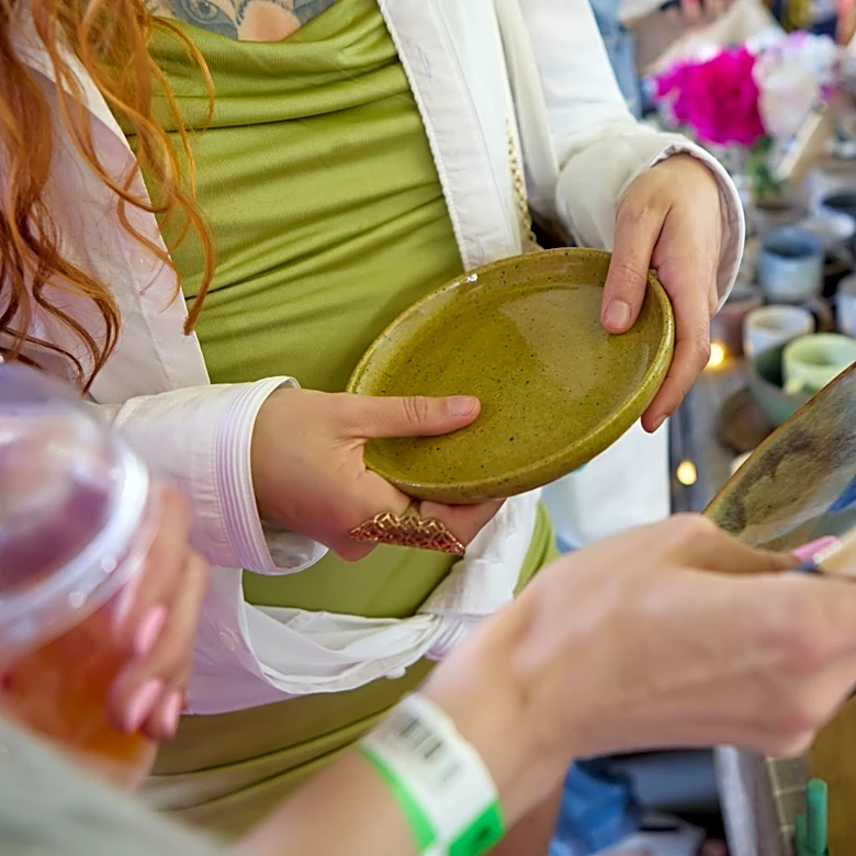 Not Just For Decorating Walls — Use Thrifted Dishes To Attract Bees
