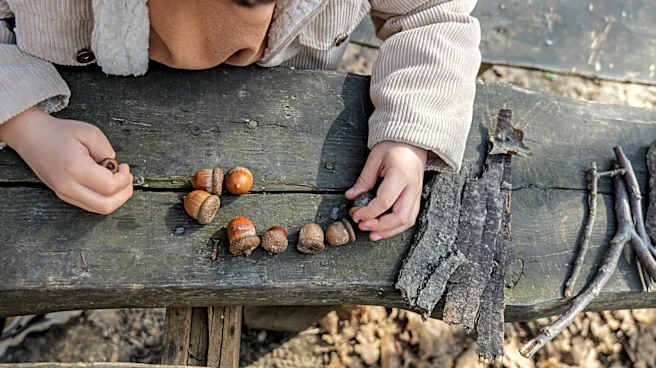 Use An Egg Carton To Transform Acorn Caps & Beeswax Into The Cutest Floating Candles
