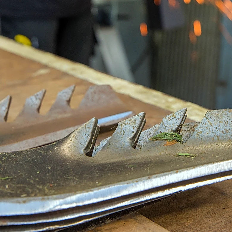 Sharpen Lawn Mower Blades With A Pocket Sized Tool That's Easy To Store