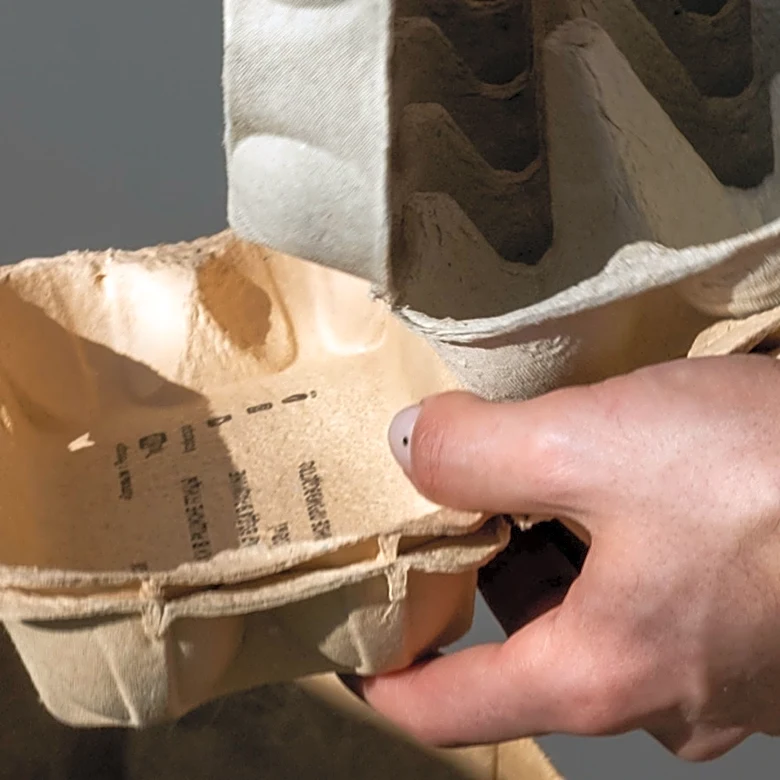 If You Have An Egg Carton And Cardboard, You Can Make The Cutest Fall Wreath