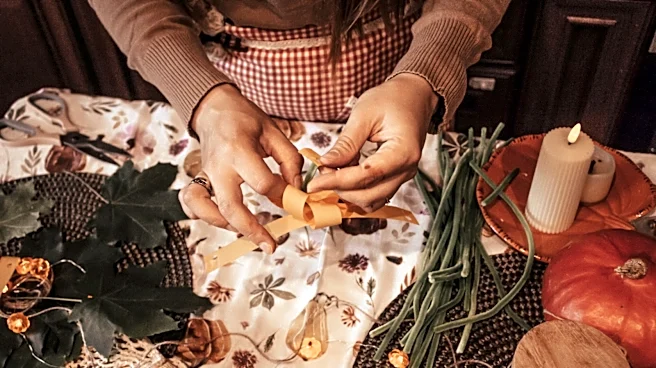 Skip The Basic Wreath: DIY The Cutest Fall Door Decor With A Dollar Tree Wiffle Ball
