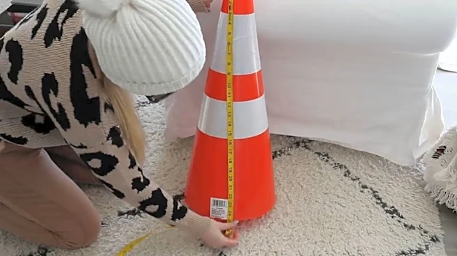 He Uses An Old Traffic Cone To DIY A Funky, One-Of-A-Kind Lamp