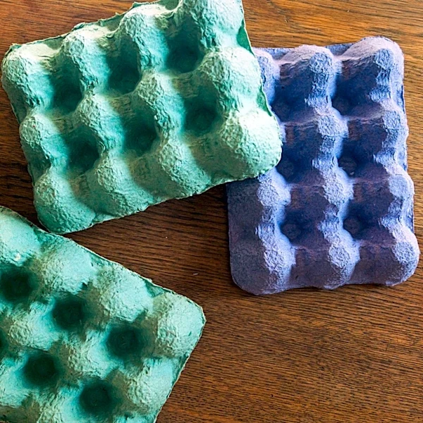 Use An Egg Carton To Transform Cardboard Into Beautiful Hanging Home Decor