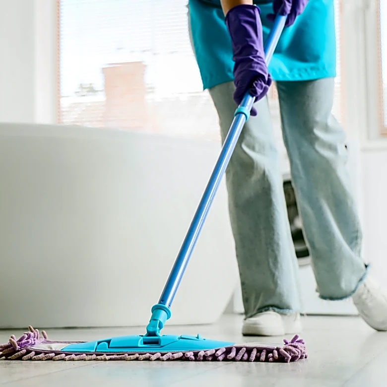 Put Down The Bleach: Sanitize Bathroom Floors With A Safer Solution
