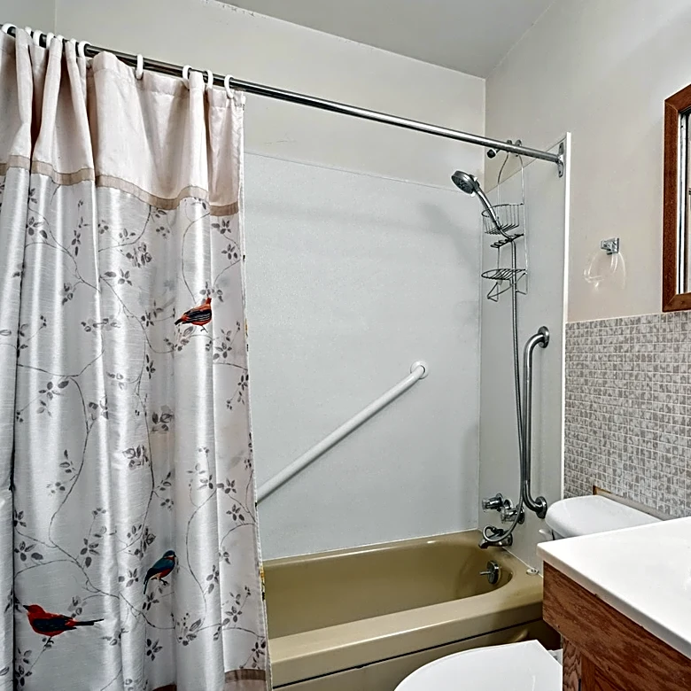 Swap Your Plain Bathtub Curtain: The Pebble Pattern You Can Find On Amazon