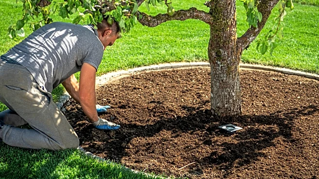 Remove Grass From Mulch Around Tree Roots With A Tool That's Better Than Hand Pulling