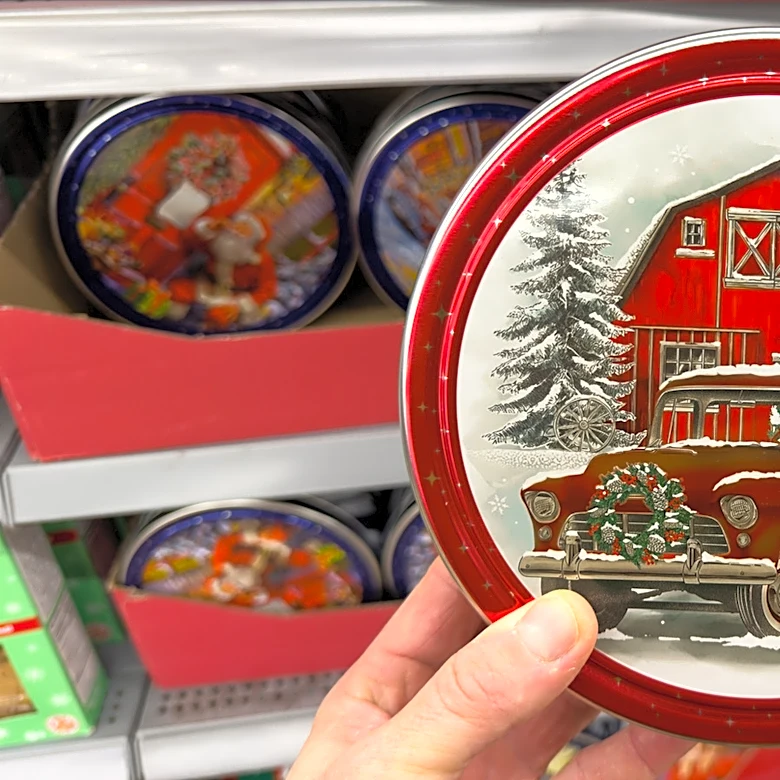 Don't Toss Your Cookie Tin Lids: Make Chic Taper Candle Holders