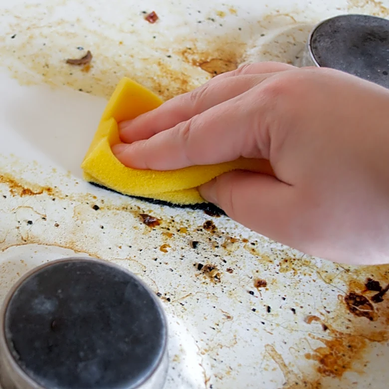How To Clean Black Spots On An Enamel Stove