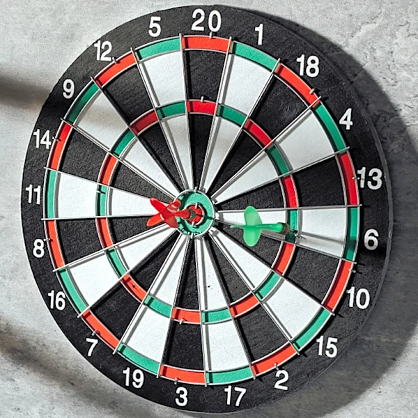 Turn An Old Dart Board Into Clever Entryway Storage That Adds A Rustic Touch