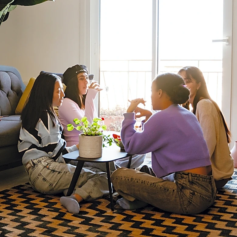 IKEA's Colorful Cushion Is A Great Solution For More Seating Space In The Living Room