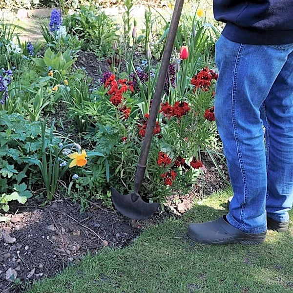 Gardener Transforms Glass Bottles Into A Functional Garden Bed