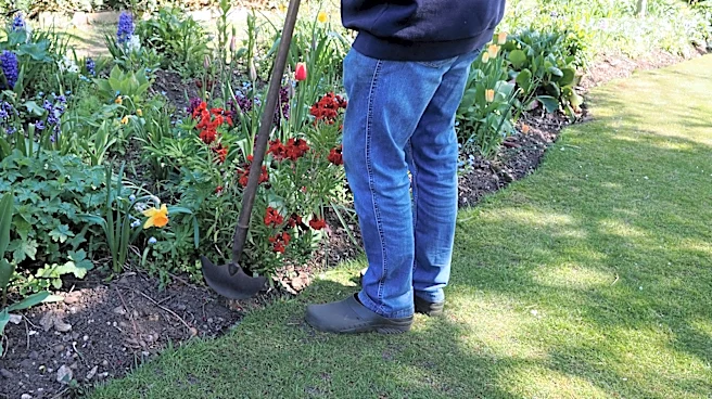Gardener Transforms Glass Bottles Into A Functional Garden Bed