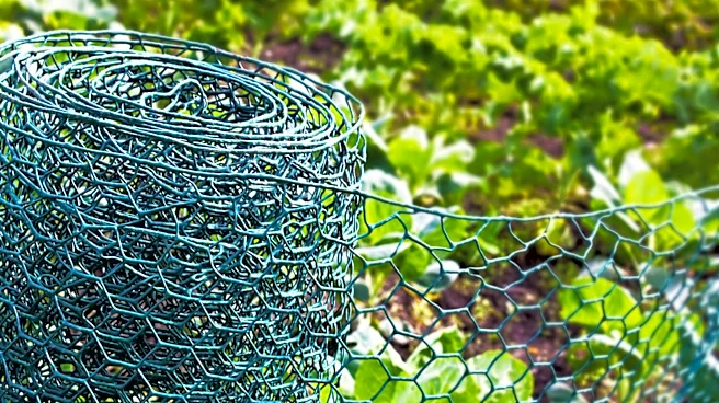 Woman Uses Chicken Wire To DIY Rustic Cloches That Protect Potted Plants From Squirrels & Birds