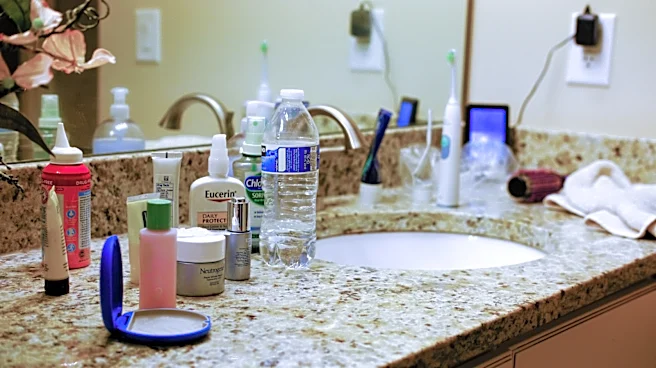 Goodbye Traditional Bathroom Storage: The Rustic Thrift Store Swap For More Counterspace