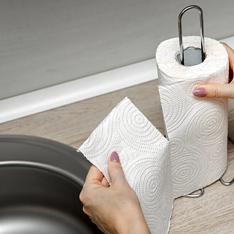 No More Boring Paper Towel Holders: Simple Clothespins Make Them Cuter