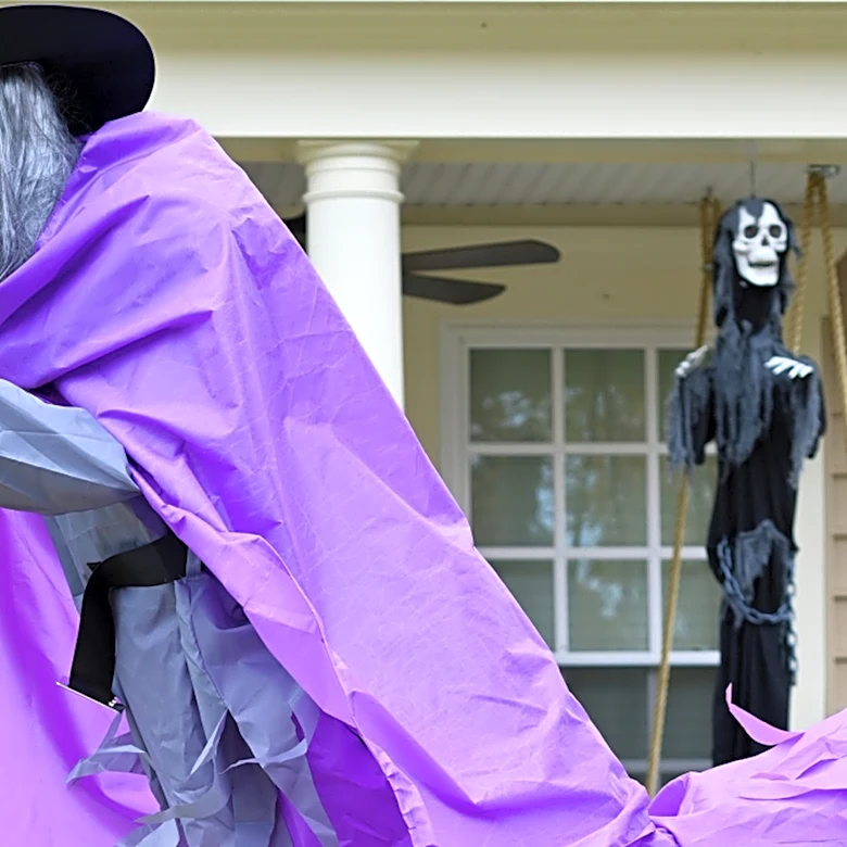 Woman's Impressive DIY Decor Transforms Front Yard Into A Wizard Of Oz Paradise