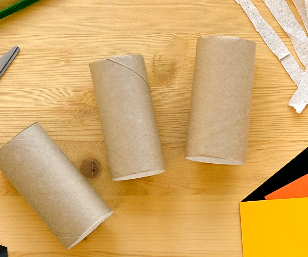 Use Clothespins To Turn Toilet Paper Rolls Into DIY Hanging Bat Decor For Your Backyard