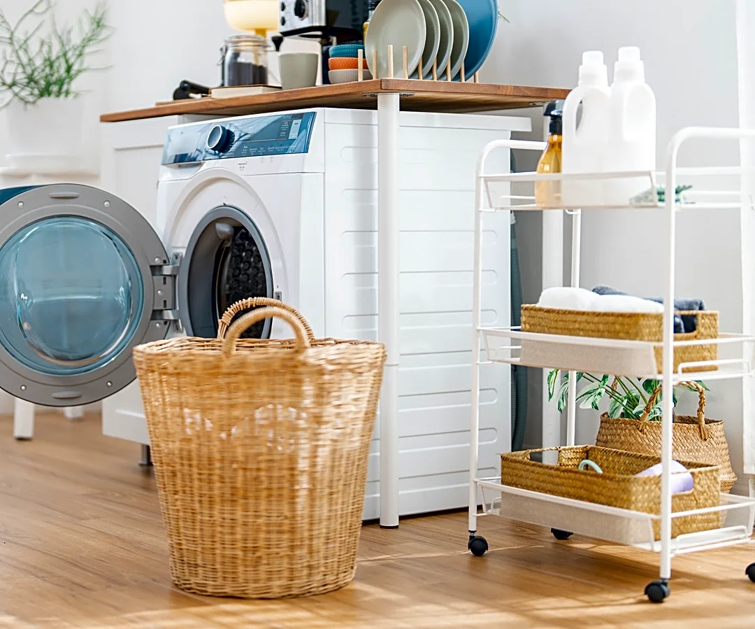 Skip Rolling Carts: The Space-Saving Alternative For Laundry Room Storage