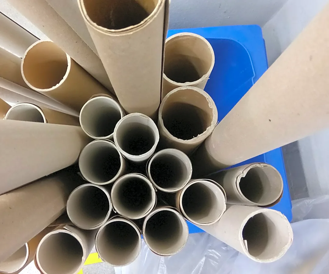 Turn Cardboard Tubes And A Drawer Into An Easy-To-Install Solution For Your Garage Storage