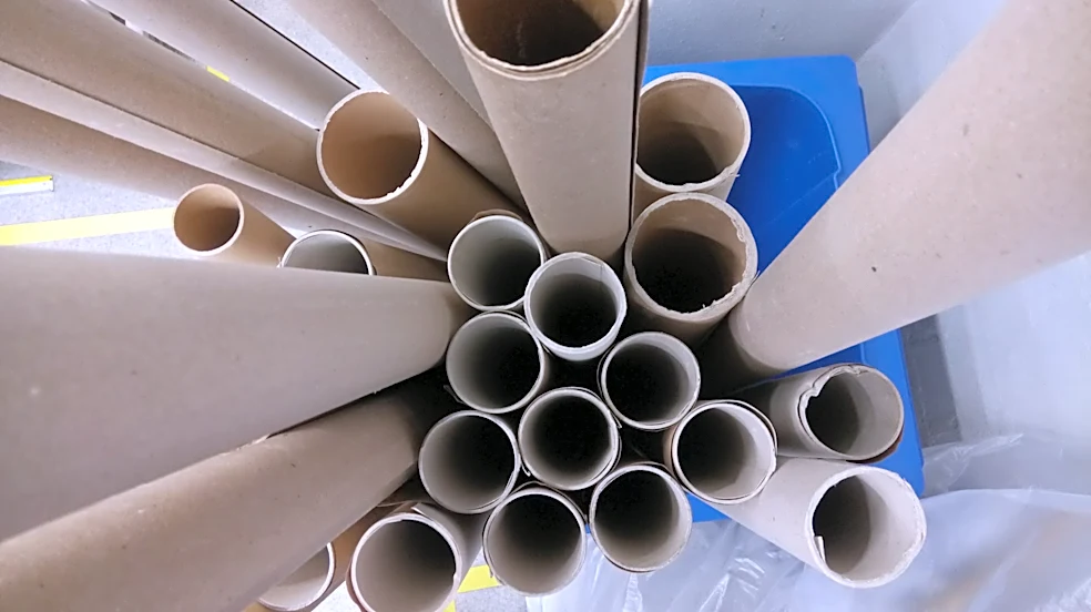 Turn Cardboard Tubes And A Drawer Into An Easy-To-Install Solution For Your Garage Storage