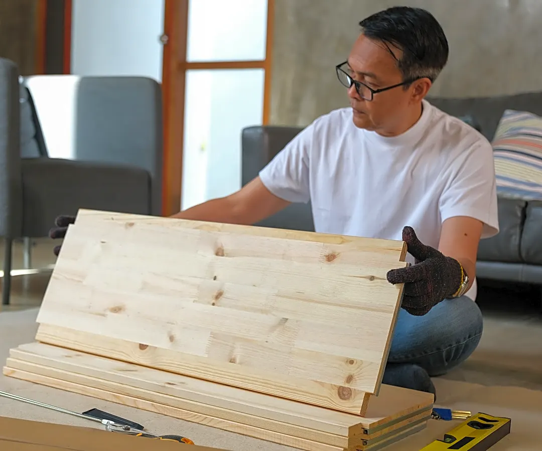 Use Concrete Blocks And Wood To Build A Durable Storage Rack For Your Garage