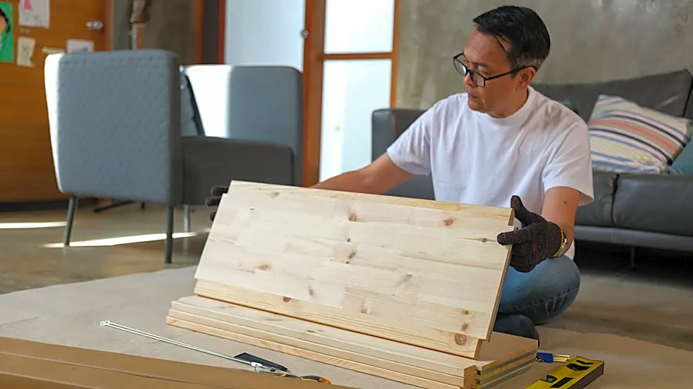Use Concrete Blocks And Wood To Build A Durable Storage Rack For Your Garage