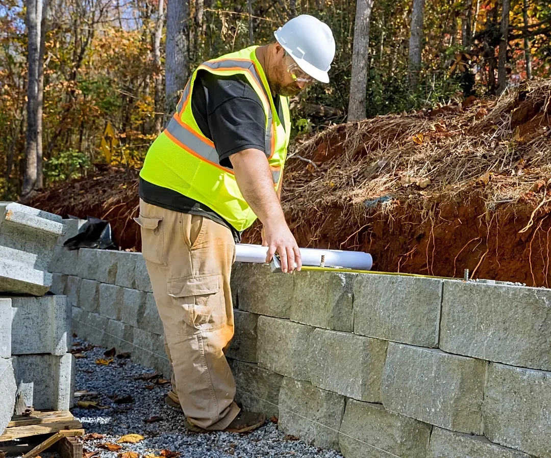 Why Drainage Matters Behind Concrete Blocks In A Retaining Wall