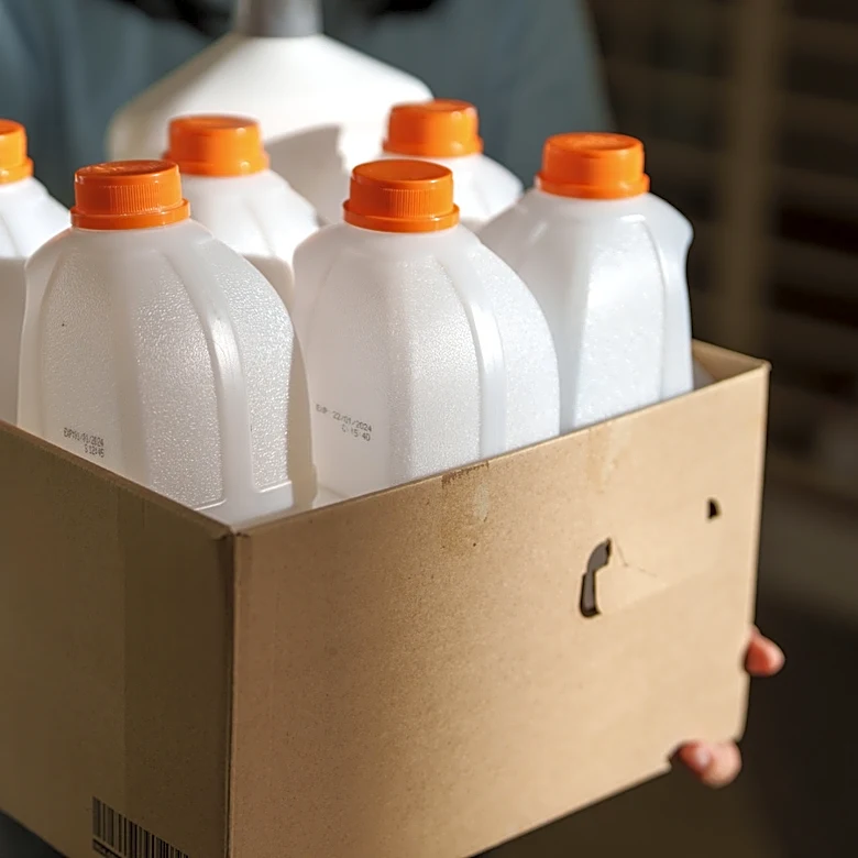 Gardener Turns Milk Jugs Into An Epic Multi-Level Hydroponic Garden