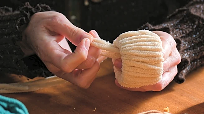 Fluffy Yarn And A Simple Wire Frame Make The Cutest Fall Pumpkin Decor