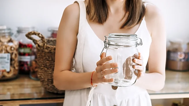 She Turns Glass Jars Into Beautiful Frosted Lights