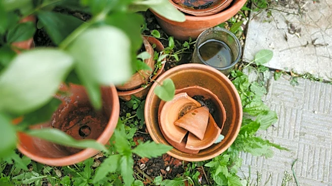 Don't Let Broken Terracotta Pots Go To Waste: Use Them For A DIY Walkway