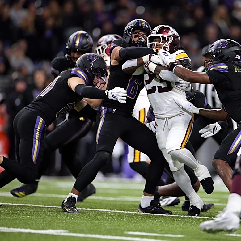 Washington football plummets out of US LBM Coaches Poll