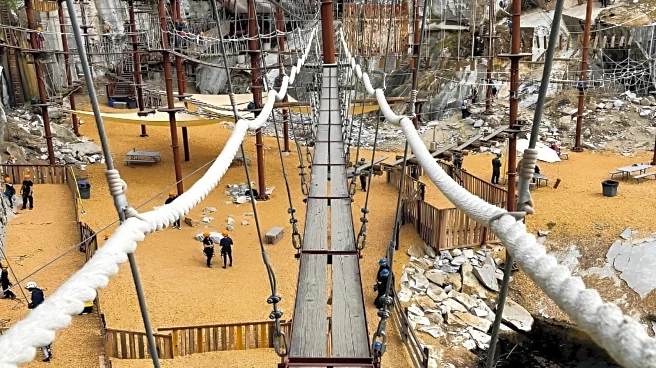 Northern California's Quarry Adventure Park Has Dizzying High Climbs And A Refreshing Waterfall