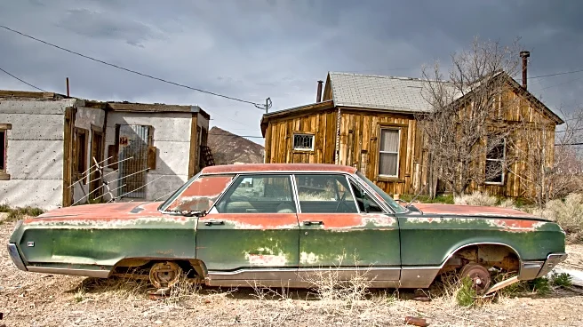 The 'World's Greatest Gold Camp' Is A Near-Abandoned Nevada Ghost Town With Quirky Roadside Attractions