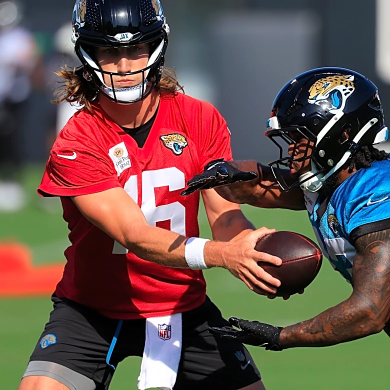 Jaguars running back with notable performance in joint practice v. Panthers