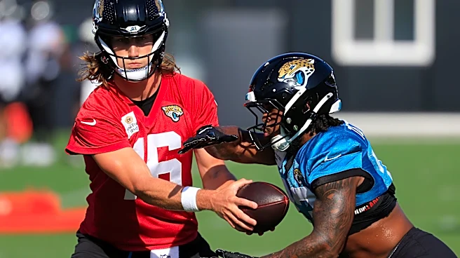 Jaguars running back with notable performance in joint practice v. Panthers