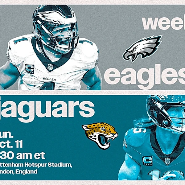 What TV channel is Jaguars vs. Eagles on? Time, schedule